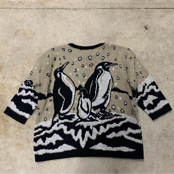 Vintage 80s Turtle Bay Penguin Sweater - Picture 2 of 6